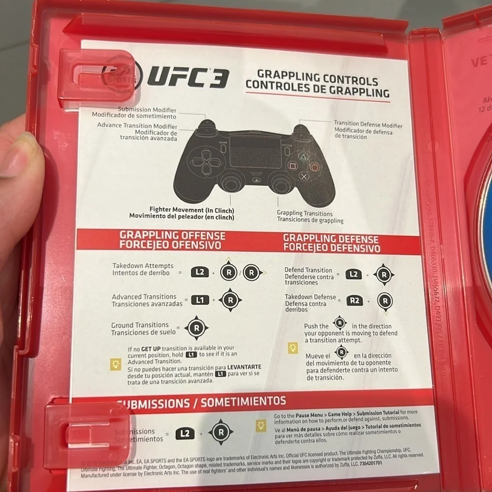 UFC 3 PS4 video game